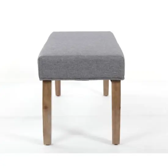Linen Bench Gray - Boss Office Products image {2}