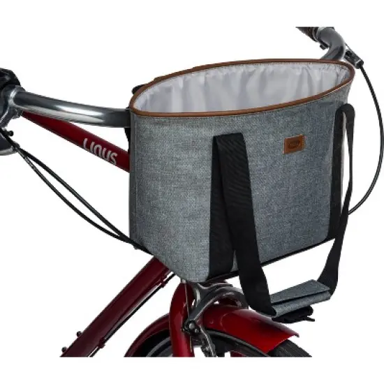 Bell Stowaway 600 Handlebar Bike Tote Bag - Gray image {3}