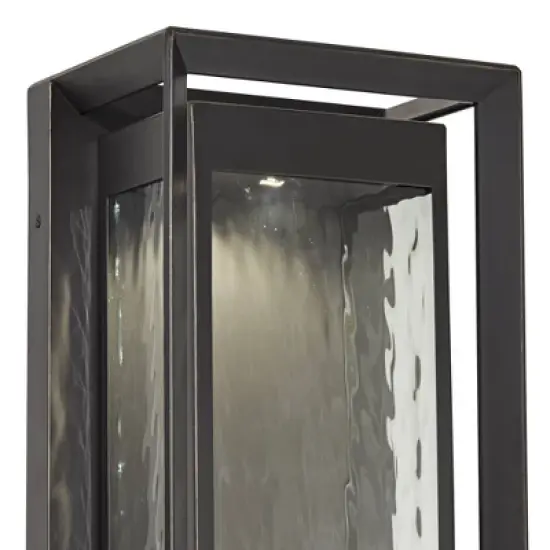 Generation Lighting Urbandale 23" High Marine Grade Bronze LED Outdoor Wall Light image {2}