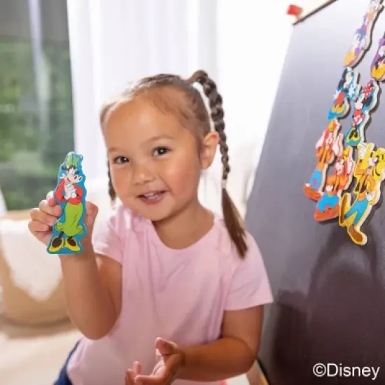 Melissa & Doug Disney Mickey & Friends Wooden Magnets: 20-Piece Set, Memory & Motor Skills Development image {1}