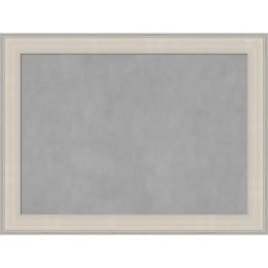 32"x24" Cottage Framed Magnetic Board White/Silver - Amanti Art: Metal Wall Mount, No Choking Hazard, Presentation Board image {10}