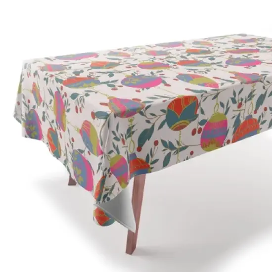 Emanuela Carratoni Christmas Vintage Ornaments 2 Tablecloth -Deny Designs image {1}