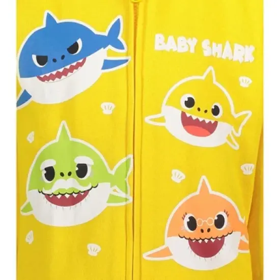 Pinkfong Baby Shark Zip Up Cosplay Hoodie Toddler  image {3}