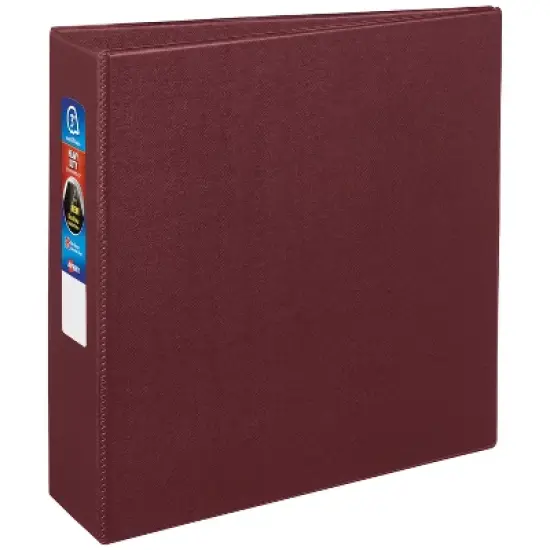 Avery Heavy-Duty 3 Ring Binder, 3" One Touch EZD Rings, 3.5" Spine, 1 Maroon Binder (79363) image {8}