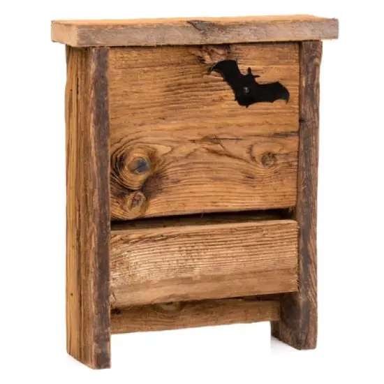 Brookside Woodworks Amish Made Upcycled Mushroom Wood Bat House image {1}