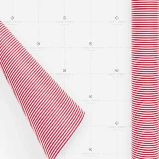 Red Candy Cane Stripe Gift Wrap - Sugar Paper&trade; + Target image {1}
