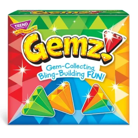 TREND Gemz! Three Corner Card Game, Pack of 3 image {1}