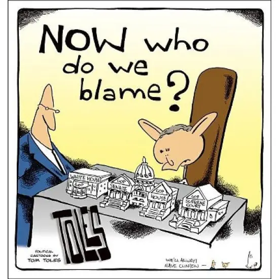 Now Who Do We Blame? - by  Tom Toles (Paperback) image {1}