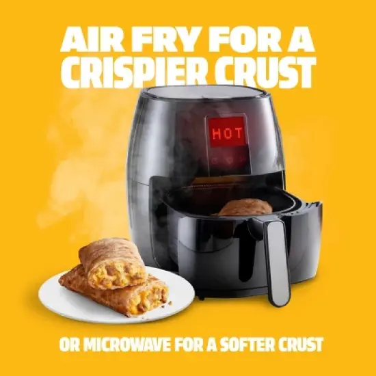 Hot Pockets Croissant Crust Sausage, Egg & Cheese Frozen Breakfast Sandwiches - 17oz/4ct image {4}