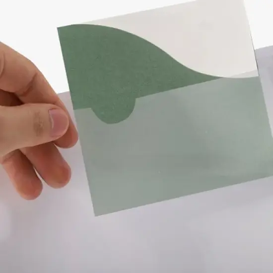 Horizontal Label Holder 12.2"x8.74" Clear 5 Pcs image {3}