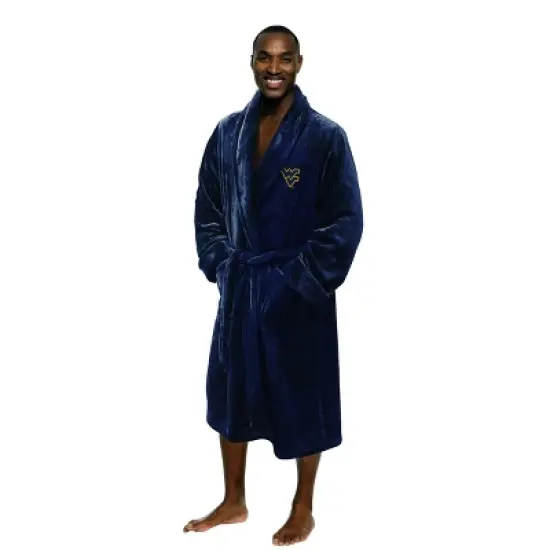 NCAA West Virginia Mountaineers Silk Touch Bathrobe image {1}