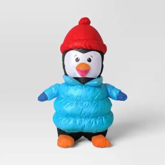 3'x4' Christmas Indoor/Outdoor Lighted Inflatable Penguin in Puffer Jacket - Wondershop&trade; image {2}