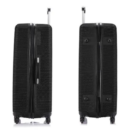 InUSA Checked Royal Lightweight Hardside Spinner Suitcase image {6}