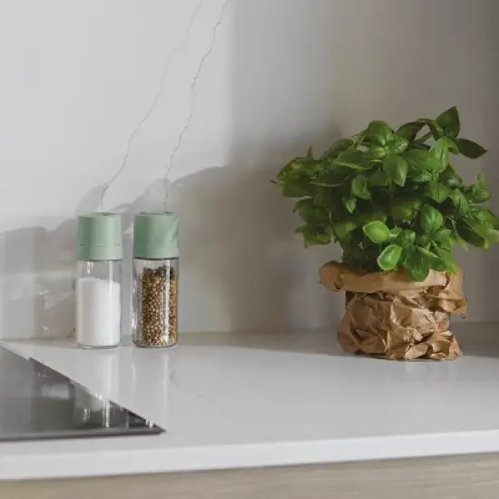 BergHOFF Balance Glass 2Pc Covered Grinder and Shaker Set, Recycled Material image {6}