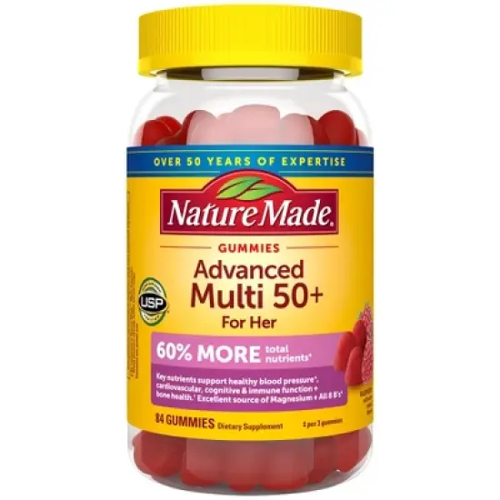 Nature Made Advanced Multivitamin 50+ for Her Gummies - 84ct image {10}