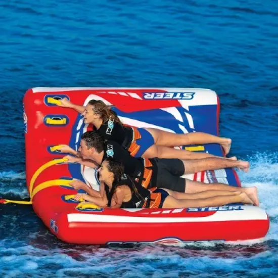 WOW Power Steer 3-Person Steerable Deck Tube image {5}