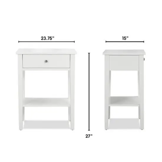 Sloan Side Table White - Finch image {9}