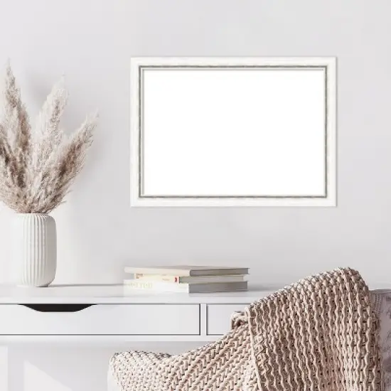 Amanti Art Morgan White Blue Framed Dry Erase Magnetic Board image {8}