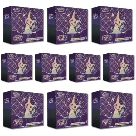 Pokemon Scarlet & Violet Paldean Fates | Elite Trainer Box (Sealed Case of 10) image {1}