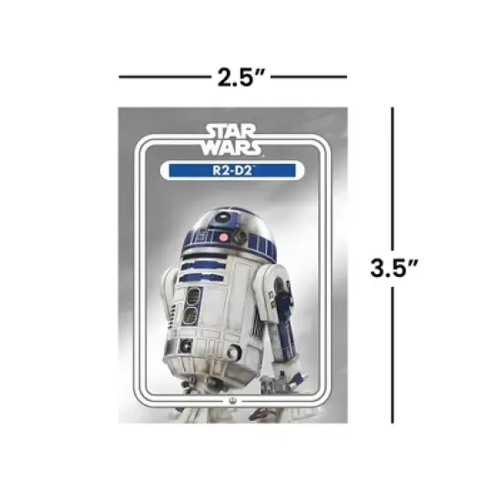 NMR Distribution Star Wars R2-D2 2.5 x 3.5 Inch Flat Magnet image {3}