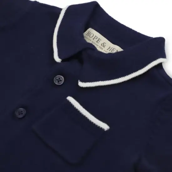 Hope & Henry Baby Boy's 2-Piece Polo Sweater Set image {1}