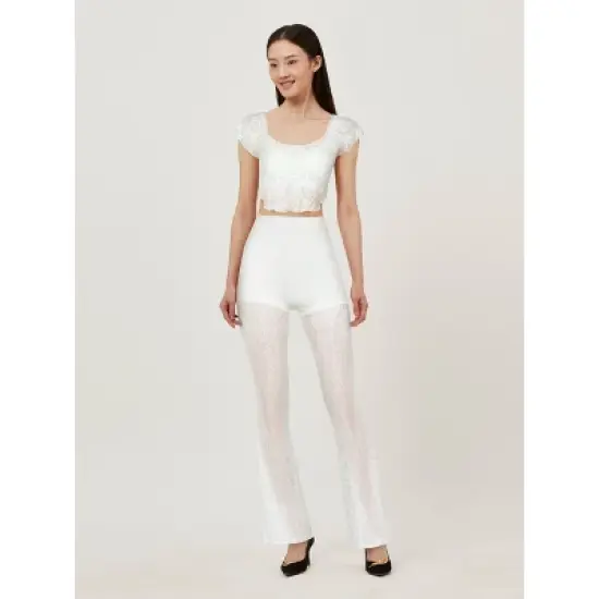 Women's Coastal Cowgirl Lace Flare Pant image {5}