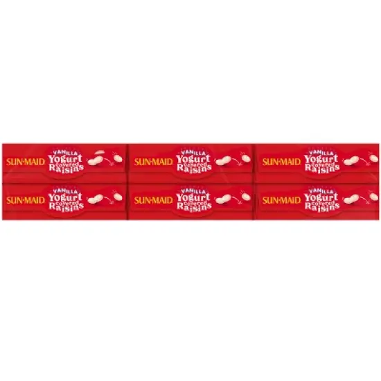 Sun-Maid Vanilla Yogurt Covered Raisins  - 1oz / 6ct image {6}