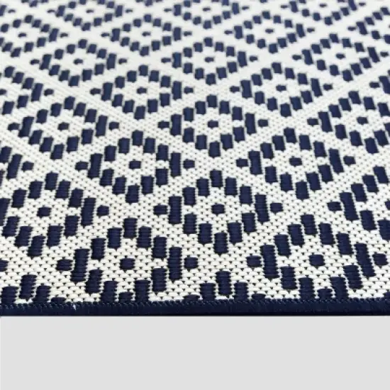 Geo Diamond Outdoor Rug - Threshold image {3}