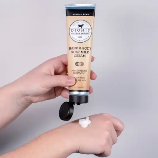 Dionis Goat Milk Hand & Body Cream Vanilla Bean, 3.3 oz. image {2}
