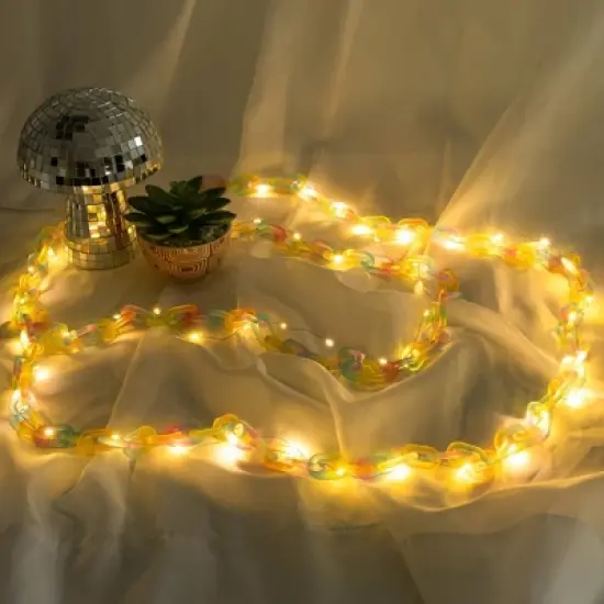 Prism Acrylic Chain Multi Color String Lights image {2}