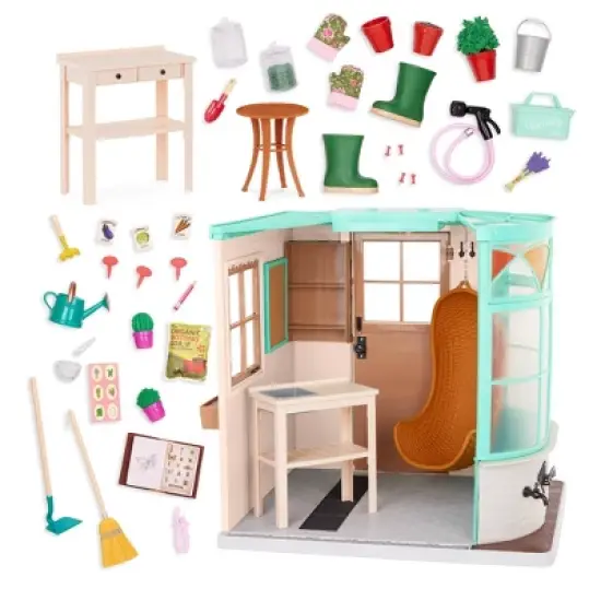 Our Generation Room to Grow Greenhouse Accessory Set for 18" Dolls image {8}