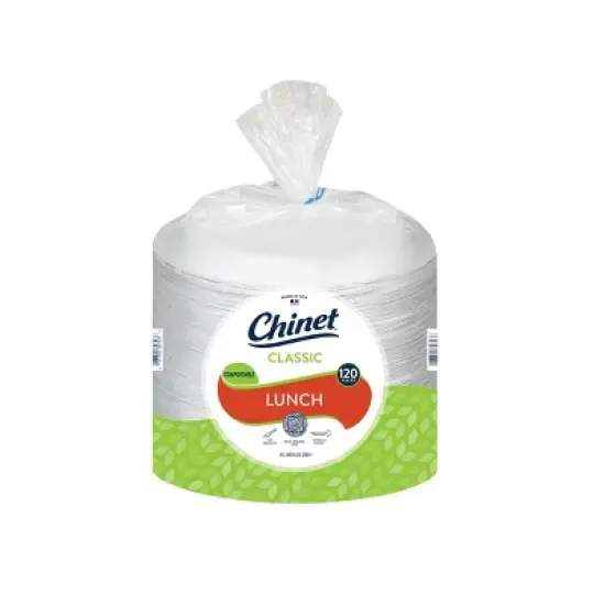 Chinet Classic Lunch Plate 8 3/4" image {5}