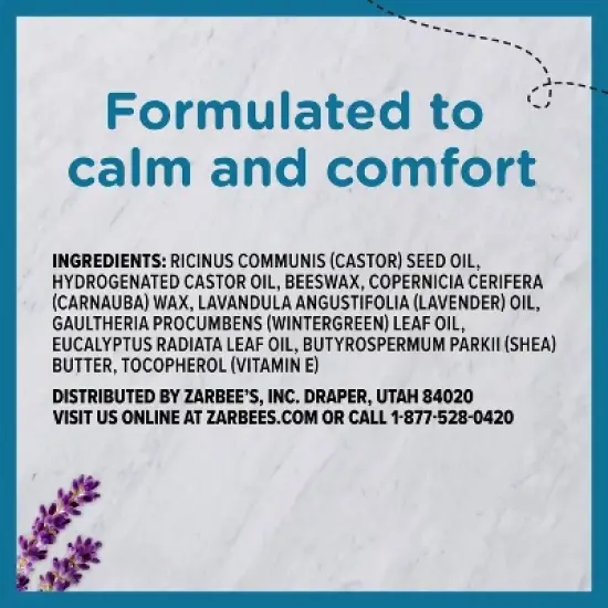 Zarbee's Baby Soothing Chest Rub, Eucalyptus, Lavender & Beeswax - 1.5 oz image {5}