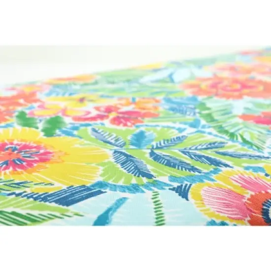 44" x 18" Outdoor/Indoor Blown Bench Cushion Pensacola - Pillow Perfect image {3}