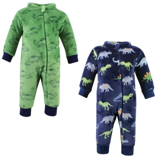 Hudson Baby Infant Boy Plush Jumpsuits, Dinosaurs image {4}