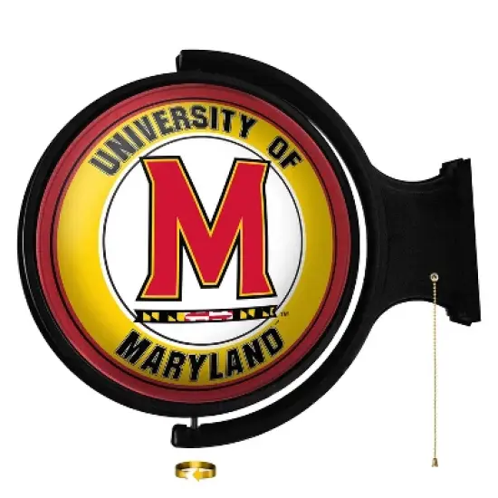 University Original Round Rotating Lighted Wall Sign image {44}