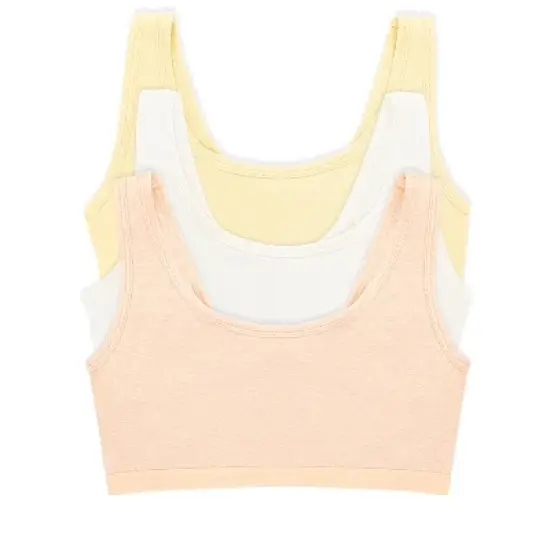 Felina Women's Organic Cotton Bralette 3 Pack | Super Soft & From Plant-Based Dyes image {5}