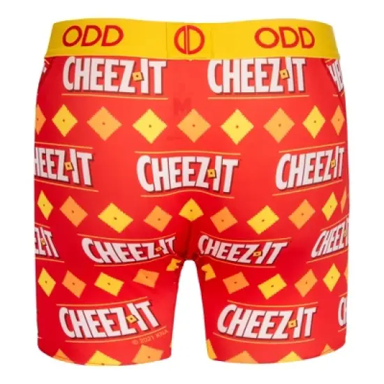 Odd Sox, Cheez It, Men's Boxer Briefs, Funny Novelty Print Underwear image {1}