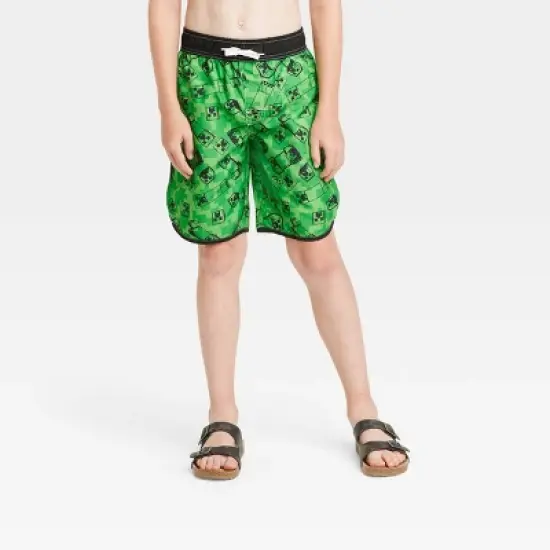 Boys' Minecraft Swim Shorts - Green image {3}