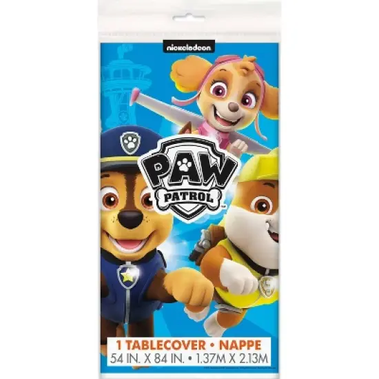 Paw Patrol Plastic Table Cover image {2}