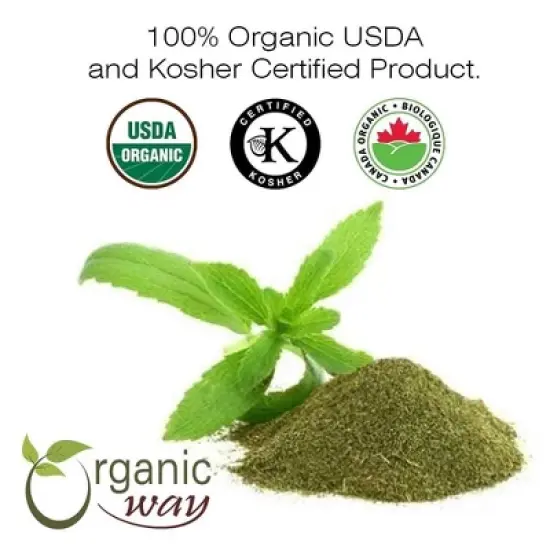 Organic Stevia Leaf Powder 1 Lbs image {1}