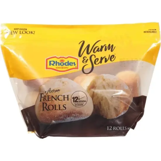 Rhodes Frozen Artisan French Rolls - 22.8oz/12ct image {10}