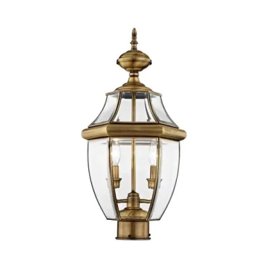 Livex Lighting Monterey 2 - Light Lantern in  Antique Brass image {5}