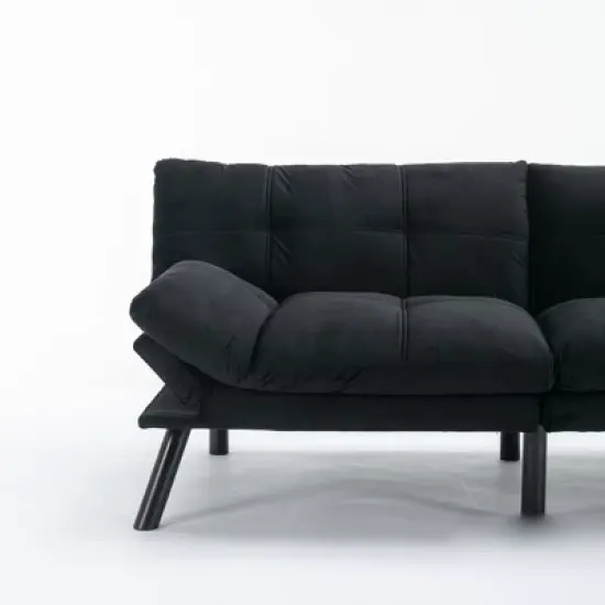 Airsurfer Modern Convertible Sofa Bed &uml;C Folding Sleeper Couch with Pillow-Top Tufted Cushions and Adjustable Backrest for Living Room image {6}