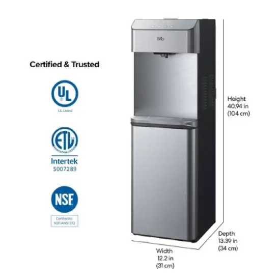 BRIO Moderna 730 Series 3-Stage Bottleless Water Cooler image {8}