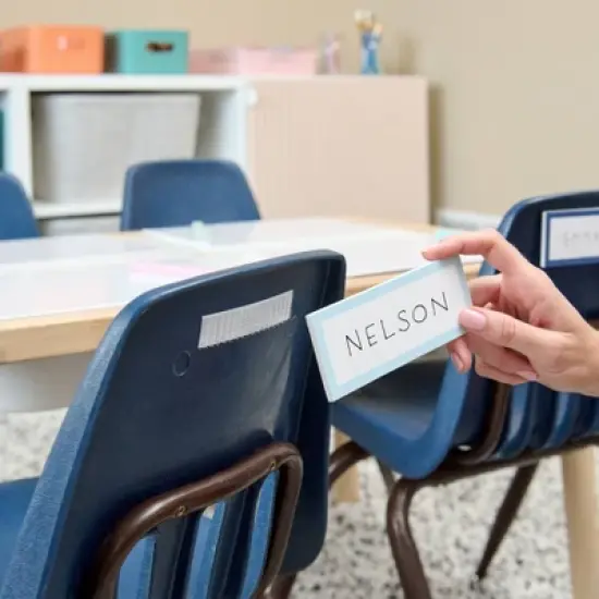 Wrap-It Stick 'Em Strips 3.5"x0.75" 16 Sets White image {4}