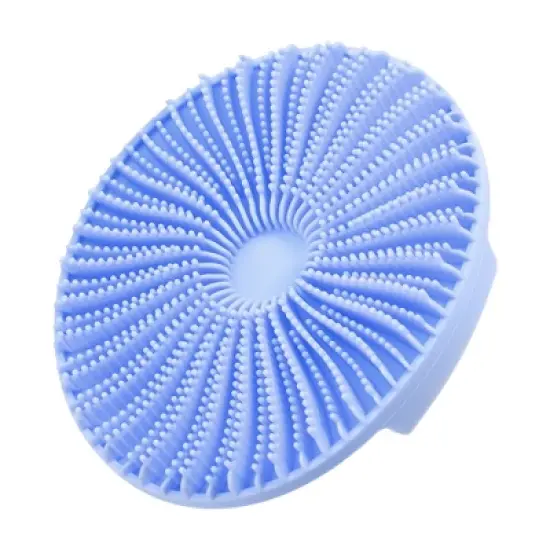 Unique Bargains Circle Silicone Scrubber Bath Brush image {8}