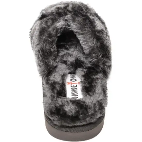 Minnetonka Women's Faux Fur Lilly Slide Slipper image {3}