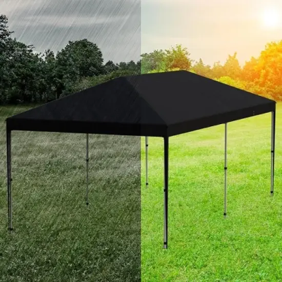 10'x 20' Pop up Canopy Tent with 210 D Oxford Fabric, Portable Instant Canopy with 4Pcs Sidewalls image {5}