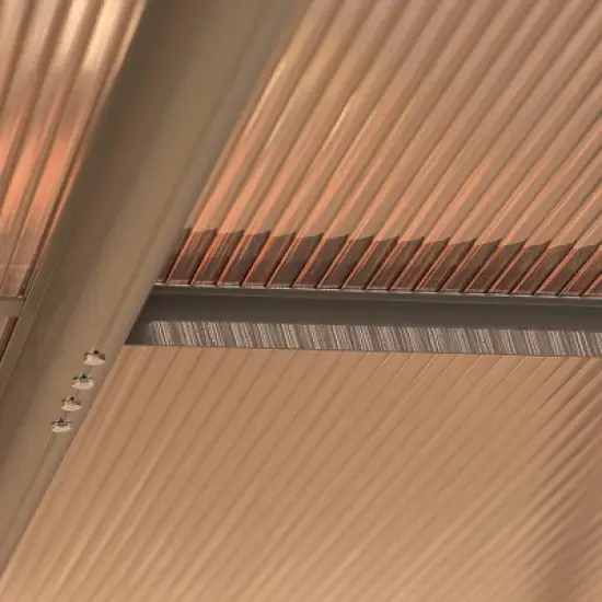 Aoodor Wall Mount Gazebo Outdoor Pergola Polycarbonate Gazebo Panels Canopy image {5}